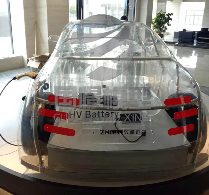 印江透明车模型